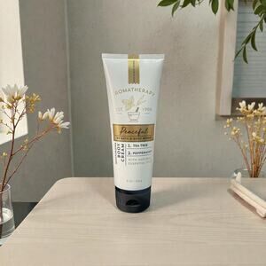 Bath & Body Works Peaceful Tea Tree Peppermint Body Cream 8 oz: New